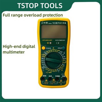 High-end Digital Display Bordsbelysning Multimeter Digital hushållstyp Elektrisk klockremspenna 10063
