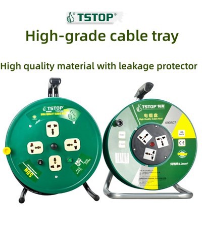 Cable Winding Disk 220V Empty Disk Wire Belt Wire Reel Project 100 Meters Storage Disk