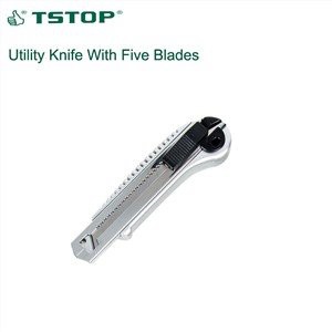 Utility Knife with Five Blades